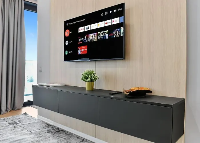 Lax Exquisite 1br,1bath -city Skyline Views Apartament *